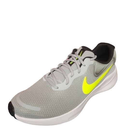 Nike Revolution 7 Wolf Grey Volt Running Shoes Sneakers Mens Size's FB2207 002 - Picture 8 of 8